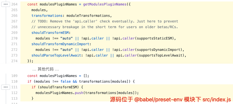 @babal/preset-env 模块源码